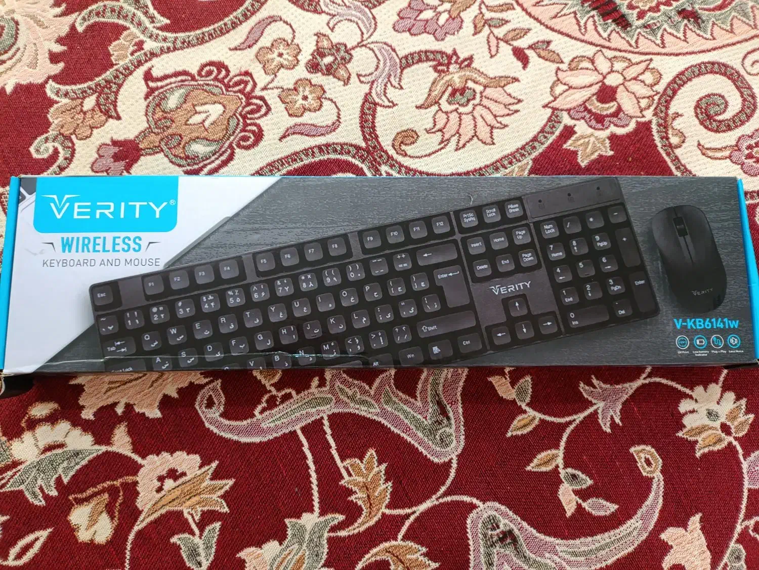 کیبورد و ماوس بی سیم مدل V-KB6141w|قطعات و لوازم جانبی رایانه|تبریز, |دیوار