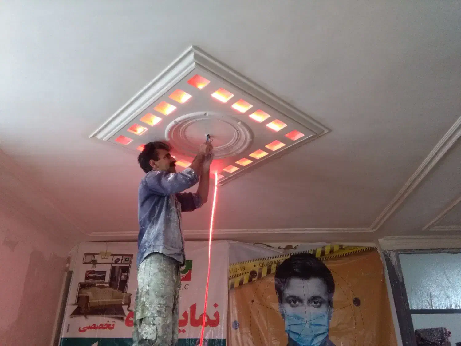 گچ کاری و ابزار و طرح|خدمات پیشه و مهارت|بستان آباد, |دیوار