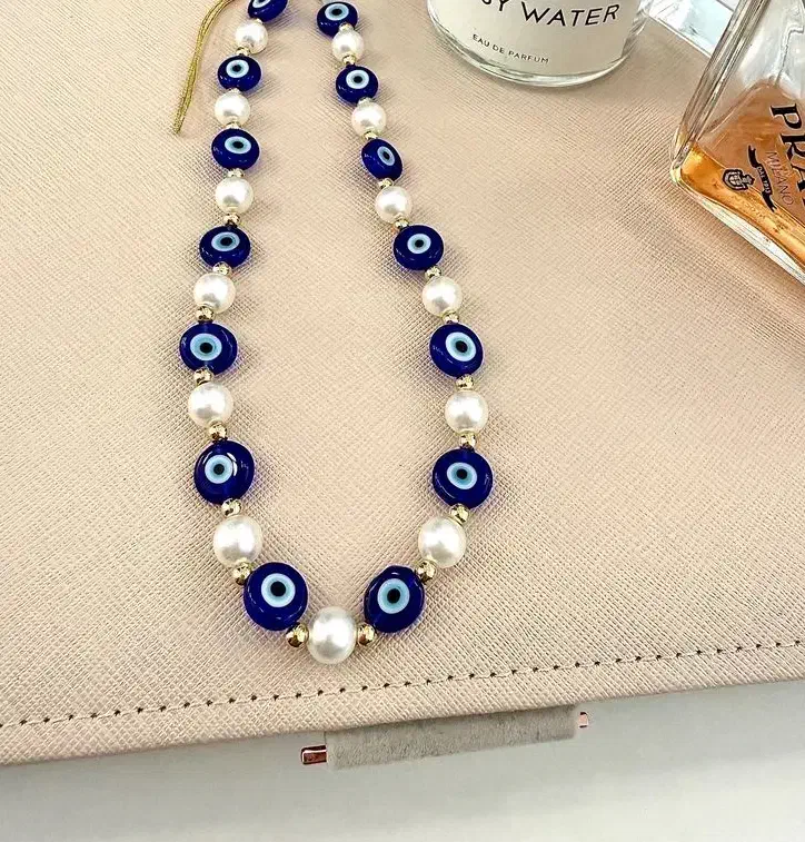 گردنبند مروارید چشم نظر|بدلیجات|کامیاران, |دیوار