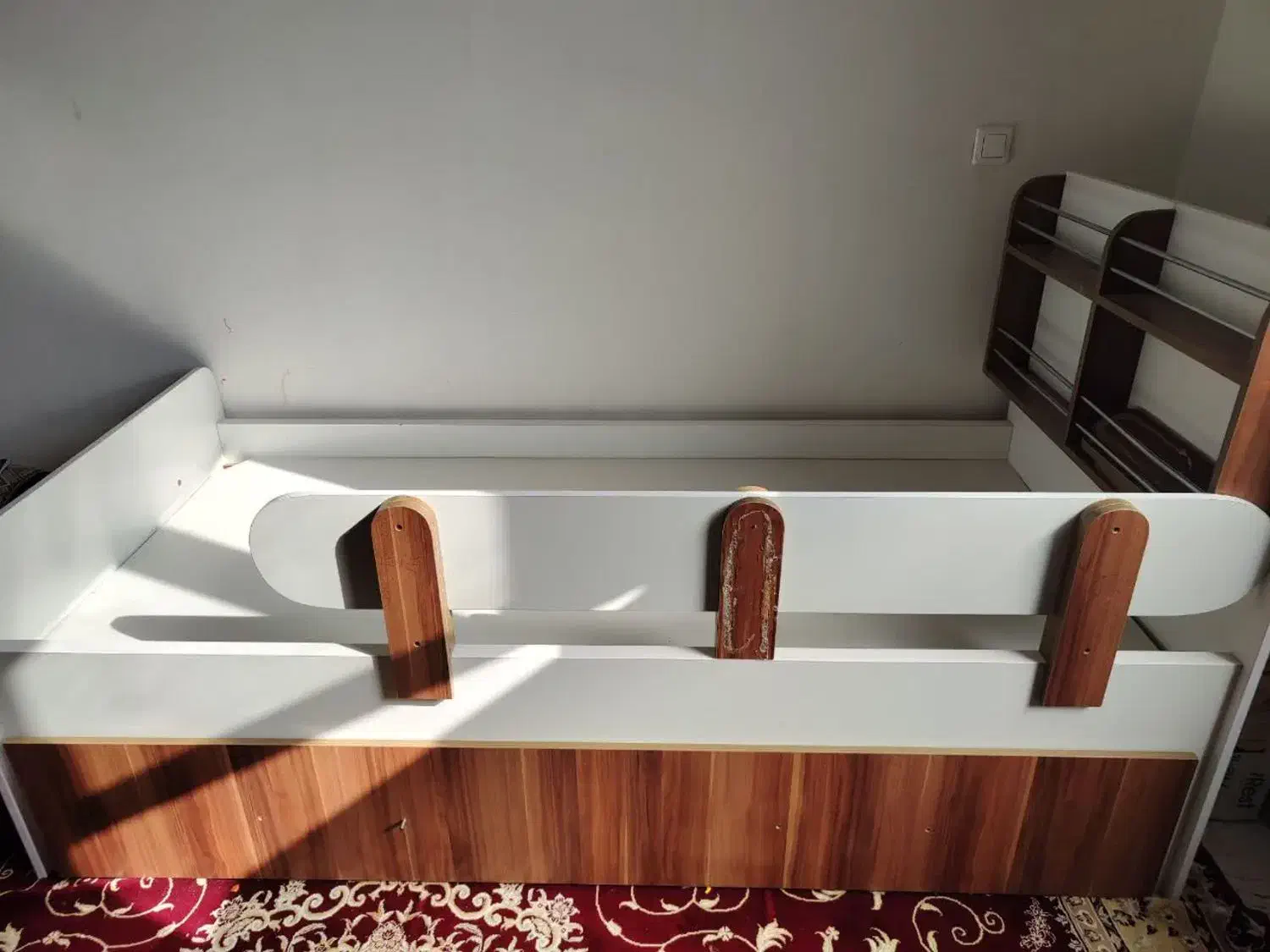 تخت خواب دونفره کشویی شرکتی|تخت و سرویس خواب|قم, پردیسان|دیوار