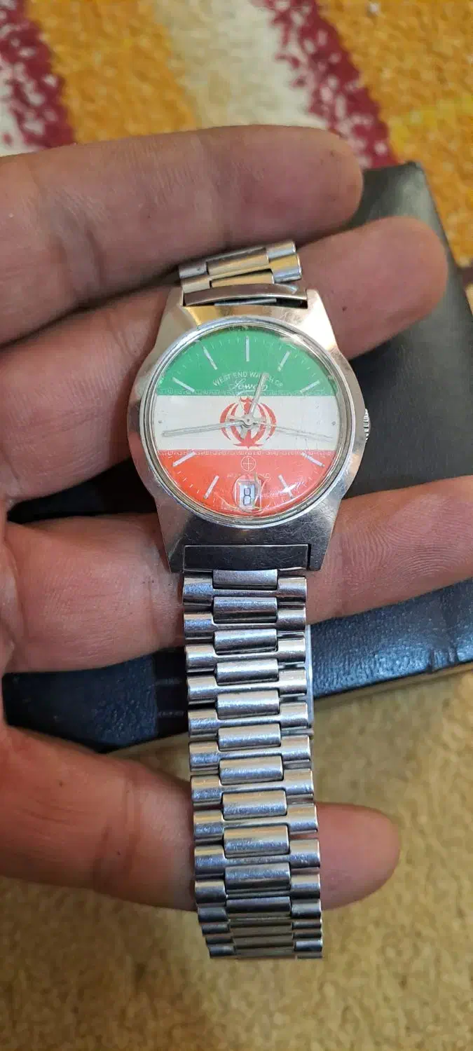 ساعت پرچمی وستن واج سویسی|ساعت|کوه چنار, |دیوار