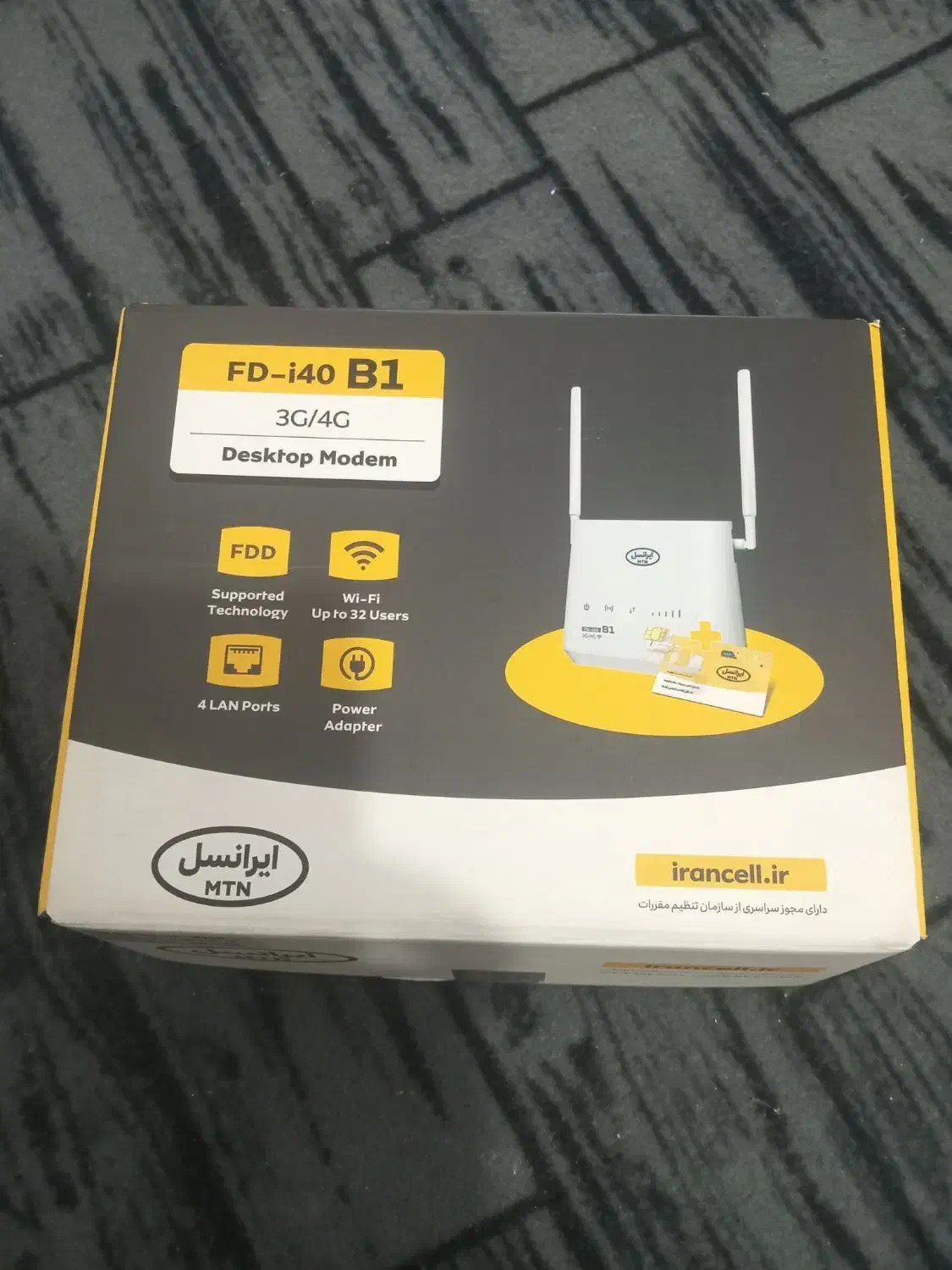 مودم ایرانسل سیم کارتی|مودم و تجهیزات شبکه|ملایر, |دیوار