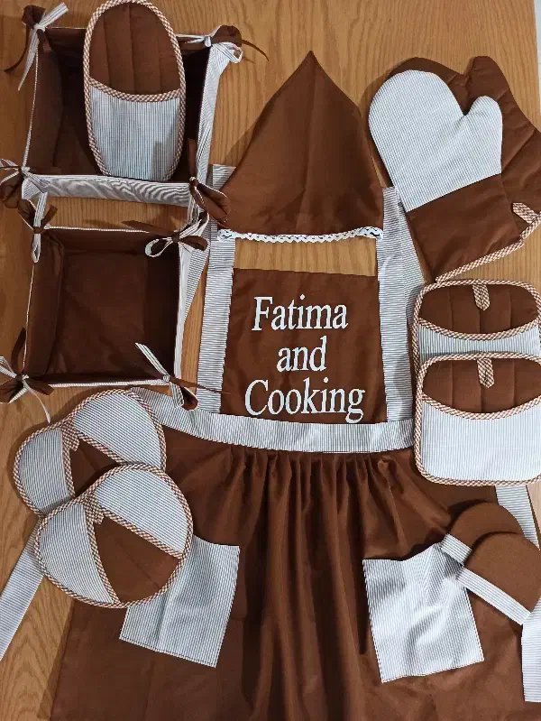 دوخت انواع سرویس آشپزخونه عروس و تکی|سفره، حوله، دستمال آشپزخانه|مرودشت, مختارآباد|دیوار