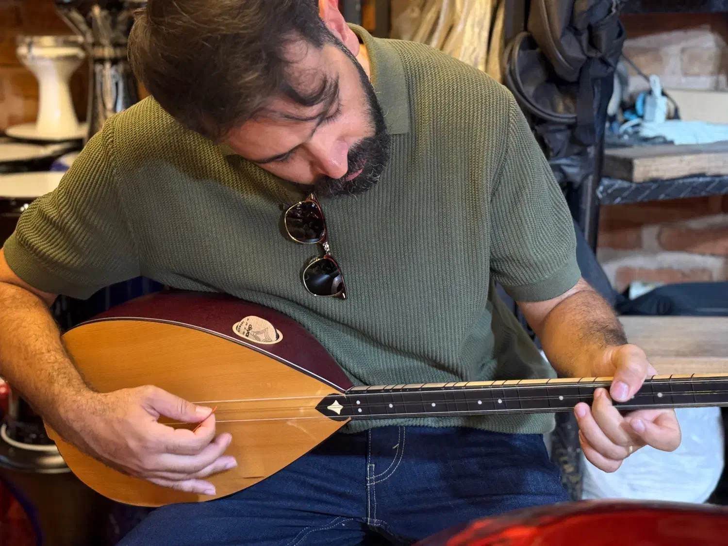 سه‌تار ، تنبور ، دیوان باغلاما|سازهای سنتی|بیجار, |دیوار