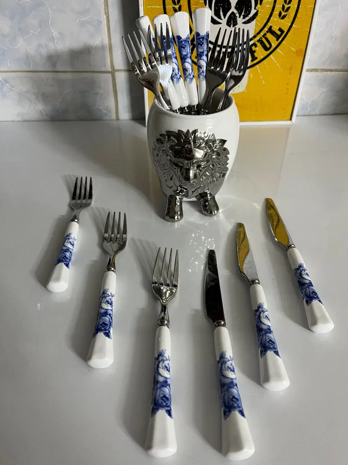 کارد و چنگال میوه خوری|ظروف سرو و پذیرایی|وحیدیه, |دیوار