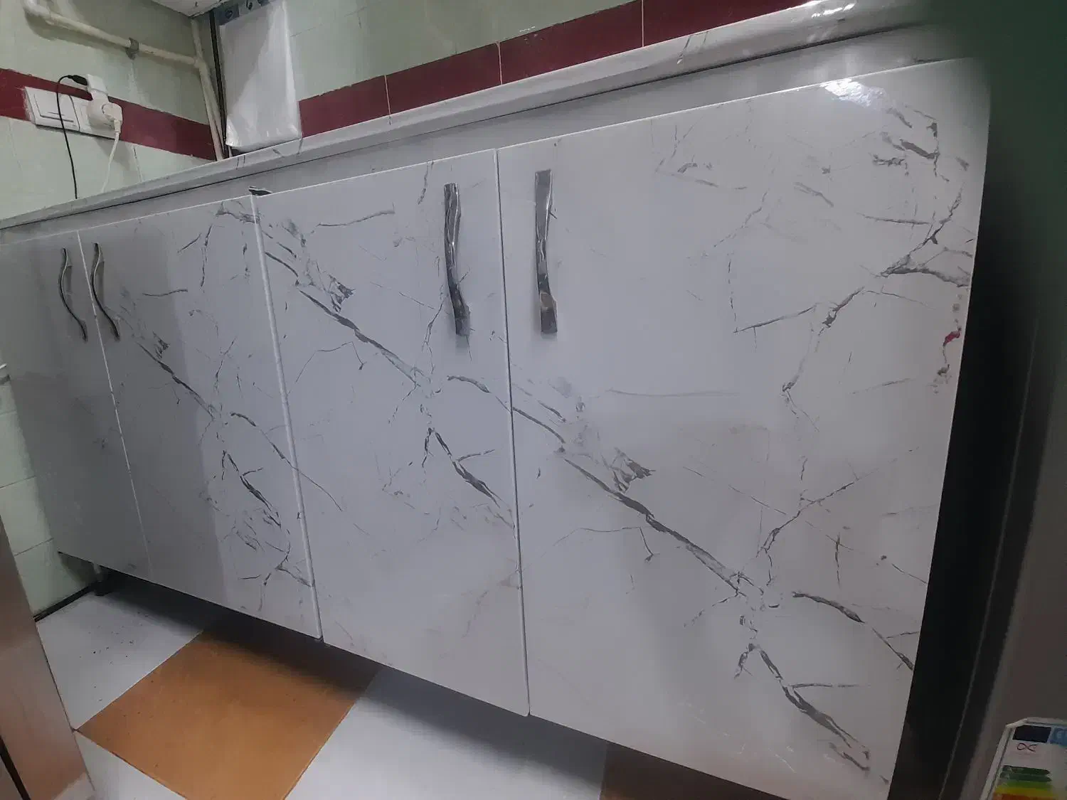 کابینت فلزی|آب‌چکان و نظم‌دهنده ظروف|نیشابور, رحمت آباد|دیوار