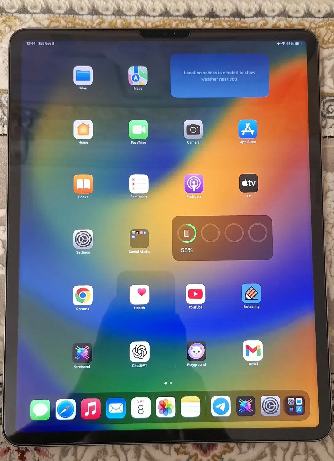 Apple iPad Pro 12.9 M2 256GB Cellular 5G|تبلت|تهران, شهرک غرب|دیوار