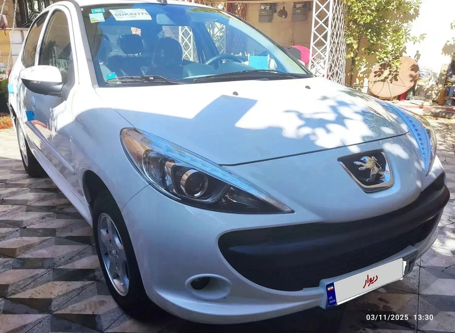 ۲۰۷ اتوماتیک صفر سقف فلز|خودرو سواری و وانت|شیراز, شهرک گلدشت حافظ‎|دیوار