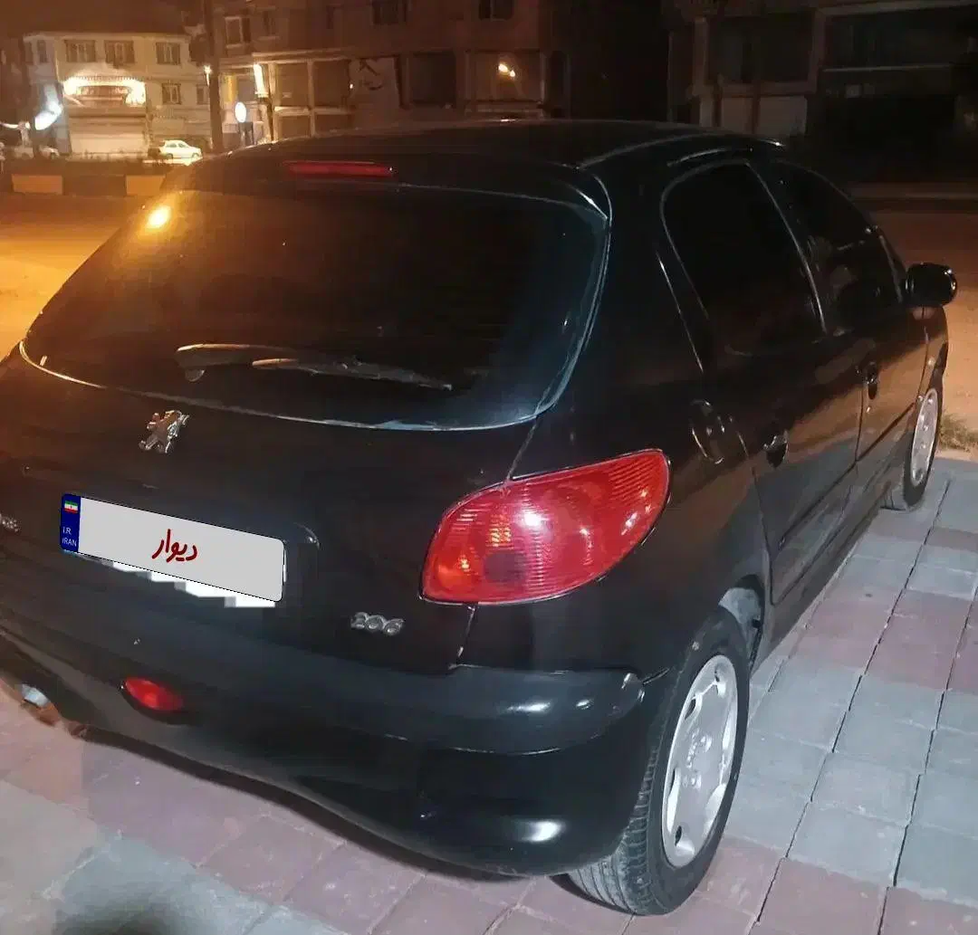 پژو ۲۰۶ تیپ دو مدل ۸۱|خودرو سواری و وانت|سیاهکل, |دیوار