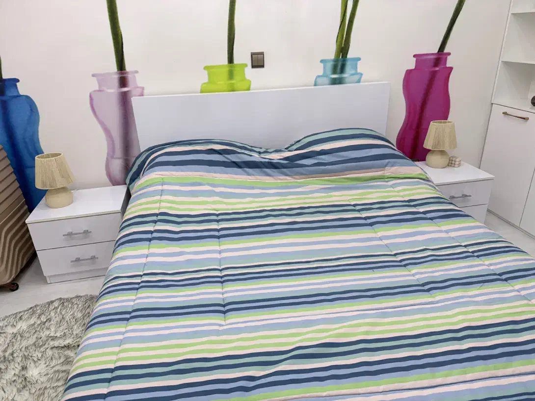 تختخواب ۲ نفره با ۲ عدد پاتختی (بدون تشک و روتختی)|تخت و سرویس خواب|کرمانشاه, |دیوار