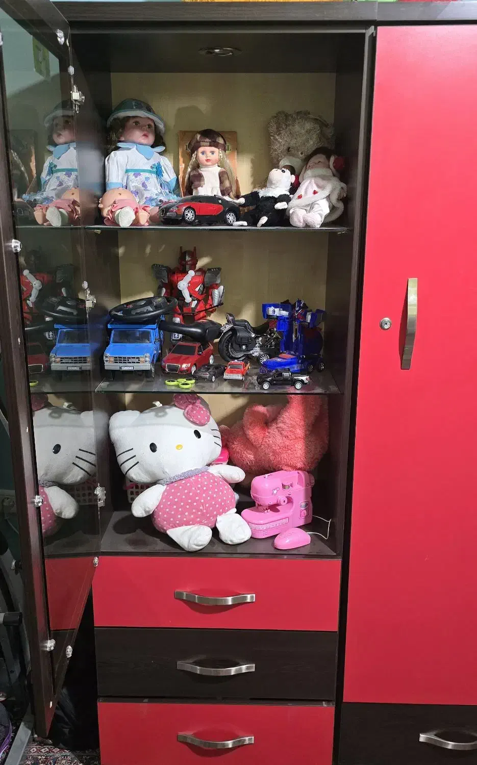 حراج کمد لباسی و ویترین نوجوان و کودک|جاکفشی، کمد، دراور|شیراز, غدیر شمالی|دیوار