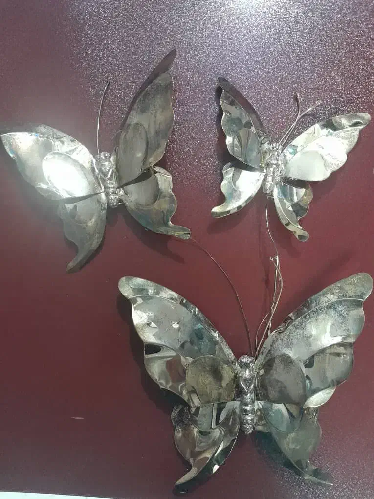 پروانه برنزی نو|ساعت دیواری و تزئینی|سهند, |دیوار