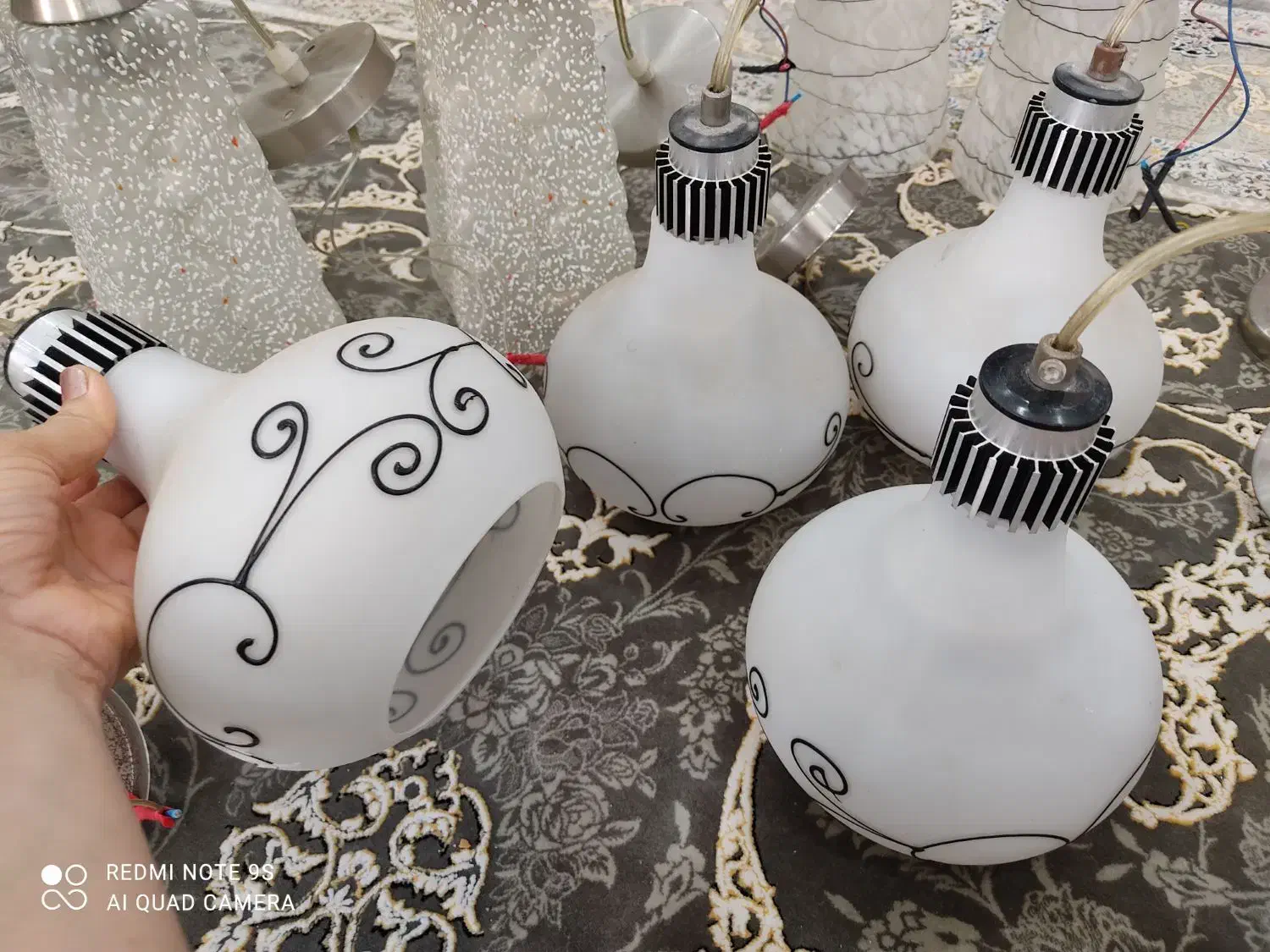 لوستر یا چراغ آویز|لوستر و چراغ آویز|بوشهر, |دیوار