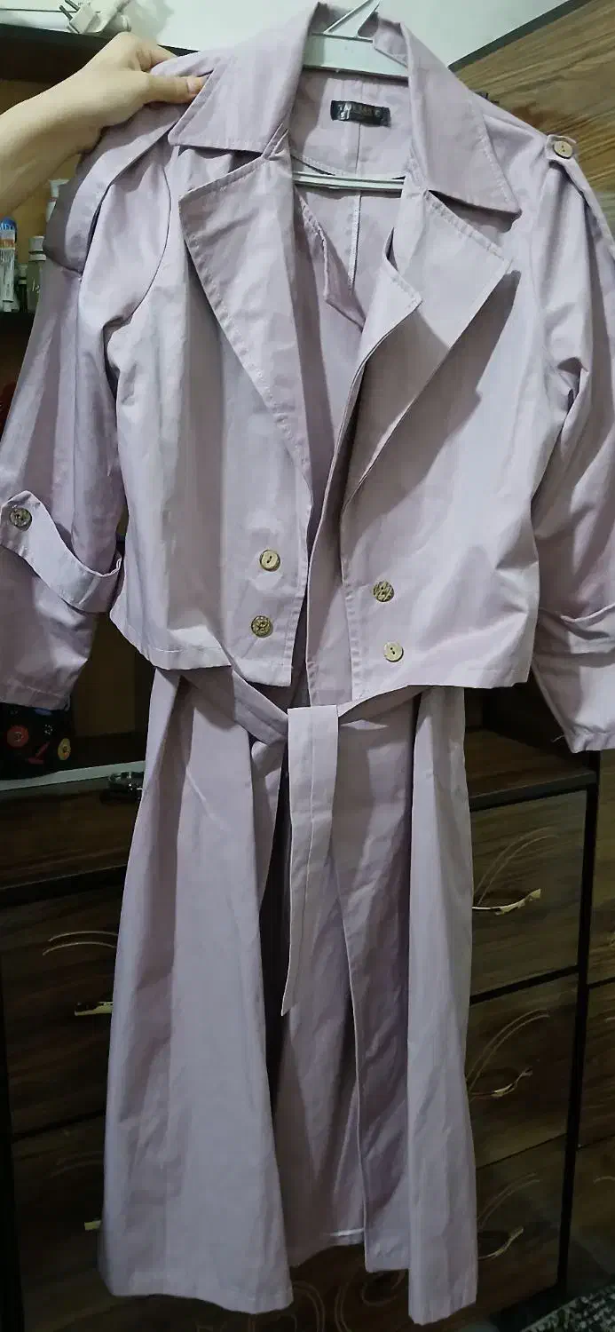 مانتو کت دار بارانی دو تیکه|لباس|سرپل ذهاب, |دیوار