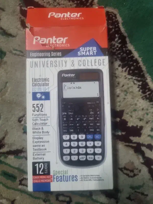 ماشین حساب مهندسی پنتر|لوازم التحریر|ساری, |دیوار