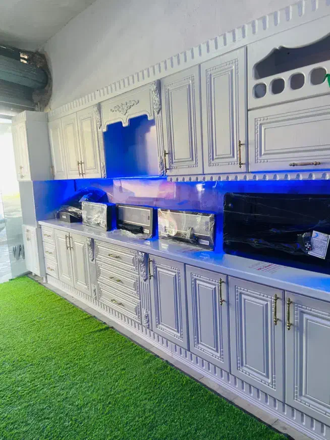 کابینت وکیوم پک پنج متری درپاک چوب با هود اشانتیون|مصالح و تجهیزات ساختمان|شیراز, مسلم|دیوار