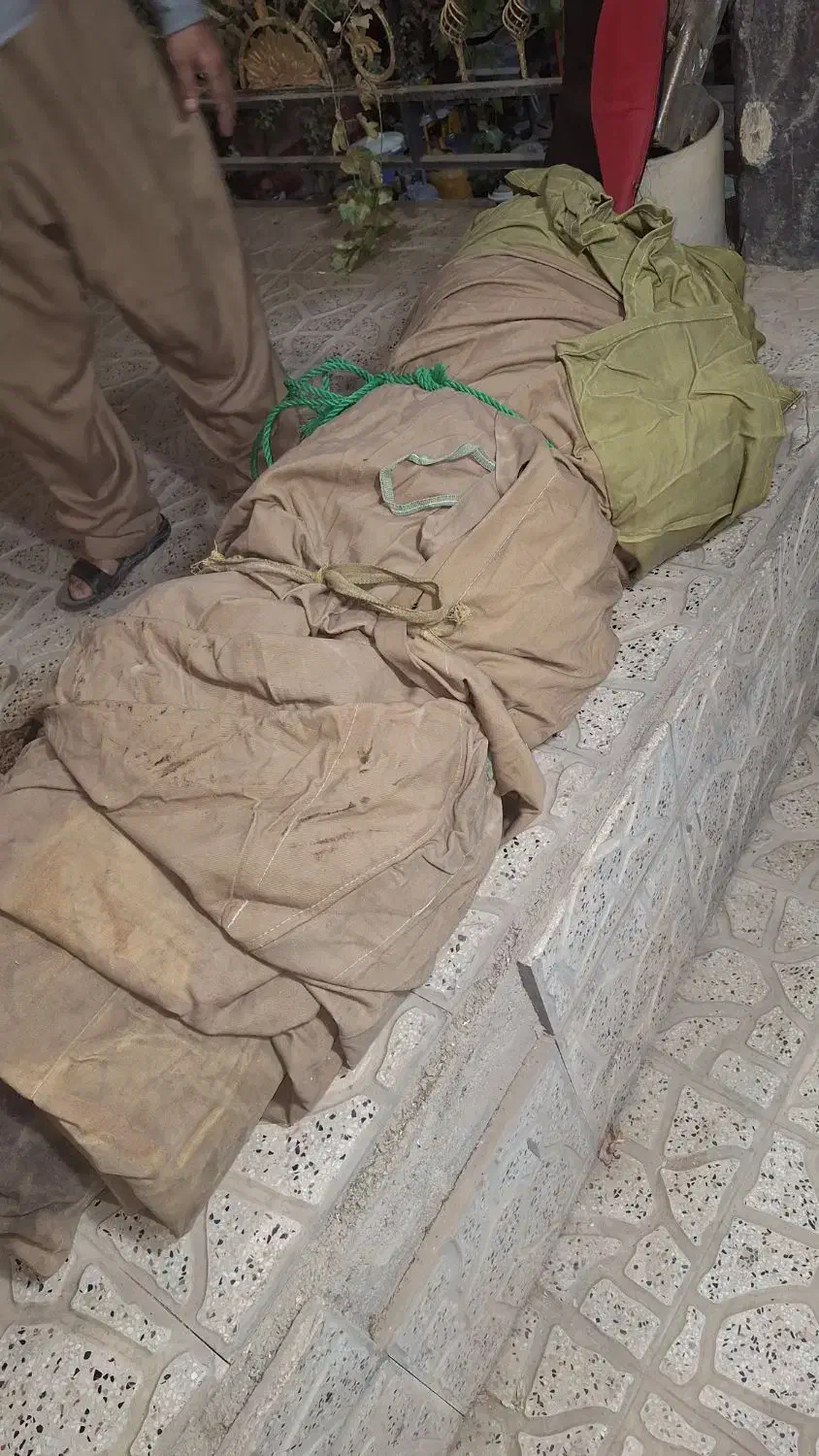 چادر برزنتی کلفت به طول شش متر|کوهنوردی و کمپینگ|جوانرود, |دیوار