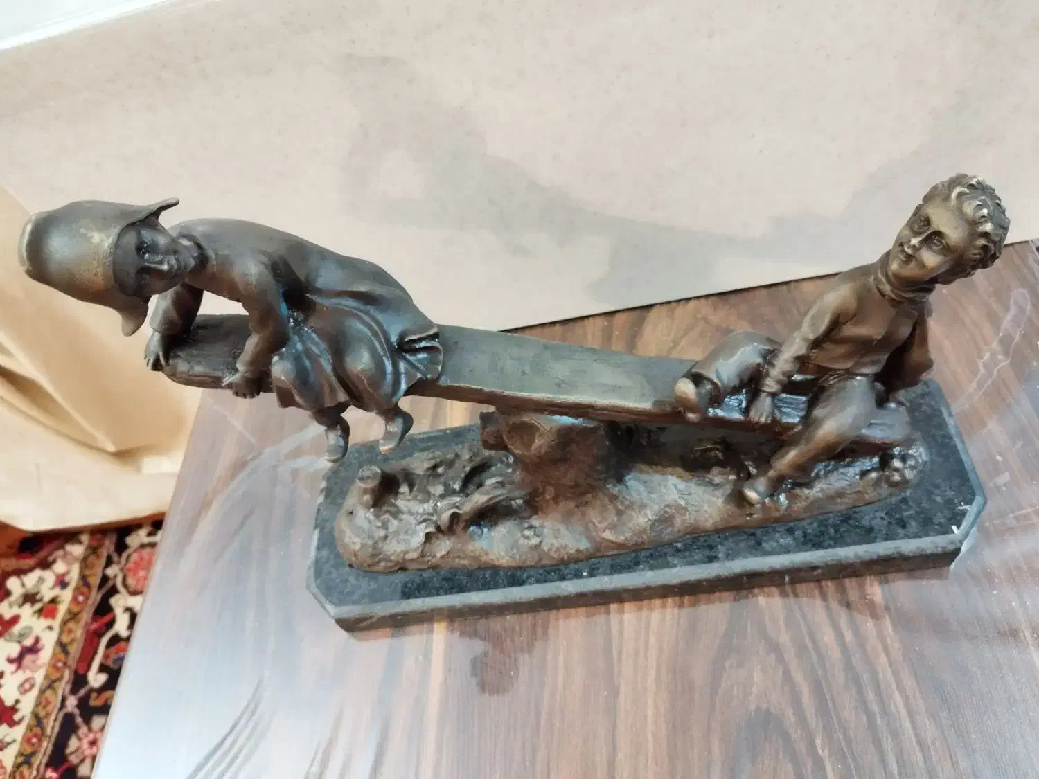 مجسمه الاکلنگ برنزی|مجسمه، تندیس، ماکت|تبریز, |دیوار