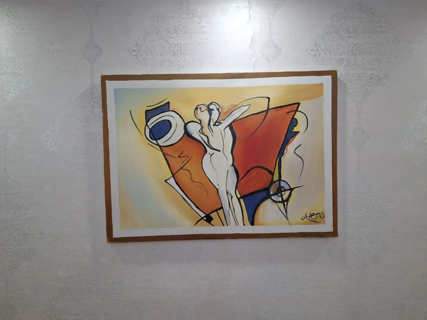 تابلو رنگ روغن(آرامش هنر) پرطرفدار|تابلو، نقاشی، عکس|اراک, |دیوار