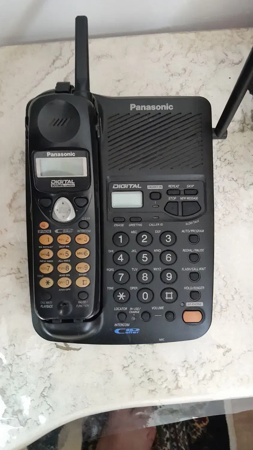 تلفن بیسیم پاناسونیک انتیک|تلفن رومیزی|اردبیل, |دیوار