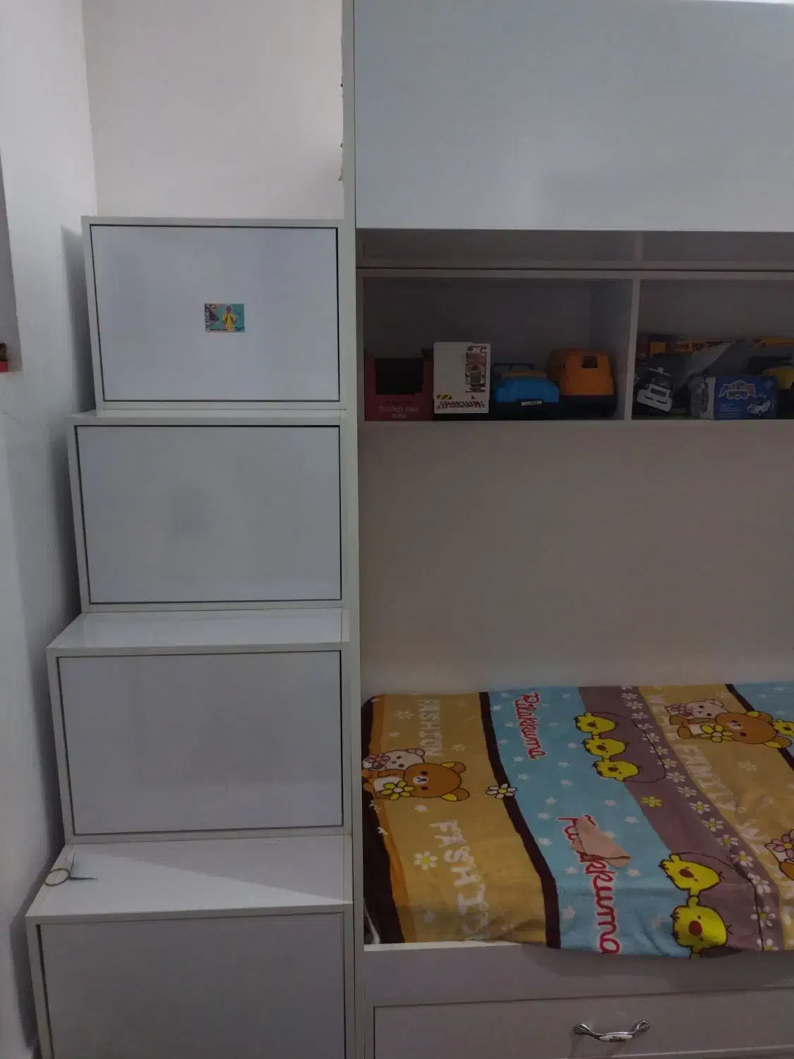 تخت دو طبقه کاملا ام دی اف|تخت و سرویس خواب|بیرجند, |دیوار