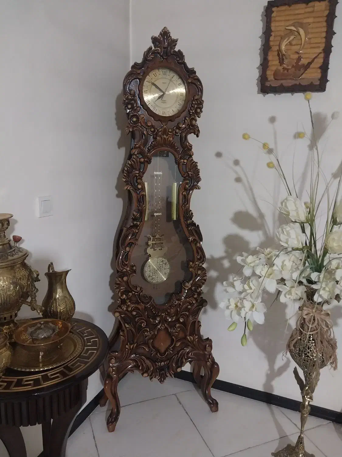 فروش اینه کنسول و ساعت قدی فوری به علت مهاجرت|بوفه، ویترین، کنسول|مشکین‌دشت, |دیوار