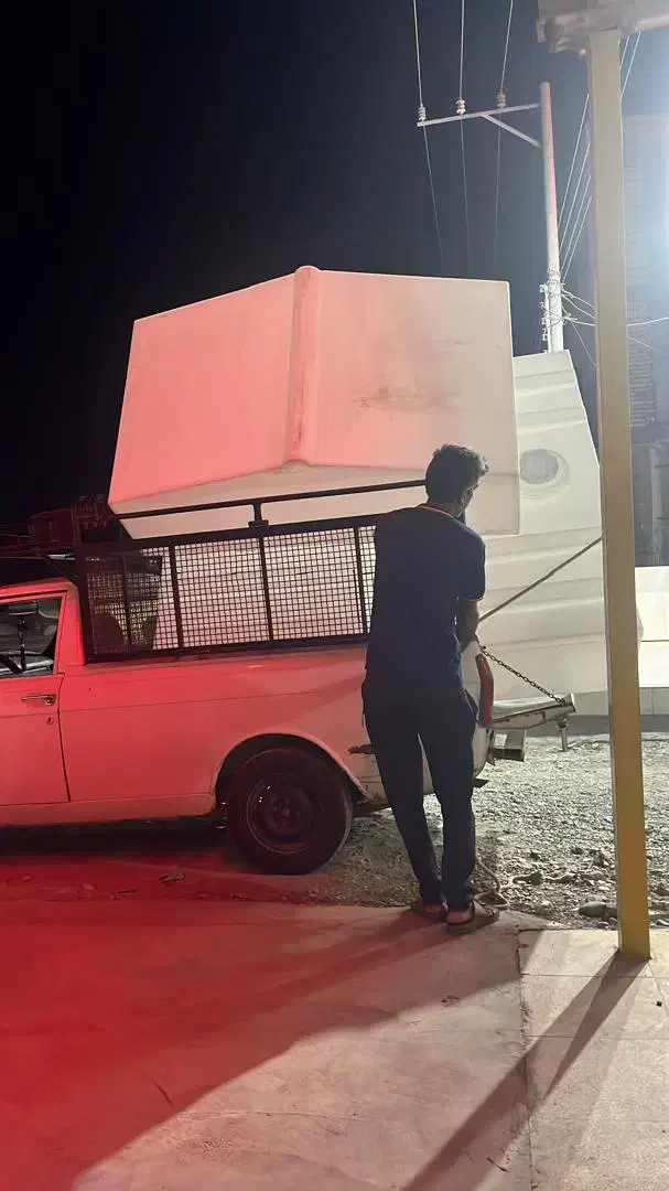 مخزن قایقی ۵ بشکه ای|مصالح و تجهیزات ساختمان|میناب, |دیوار