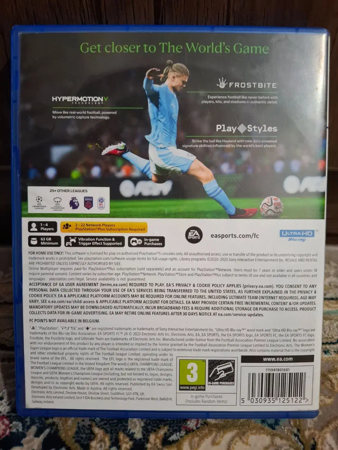 بازی fc24 ps5 اف سی|کنسول، بازی ویدئویی و آنلاین|تهران, نعمت‌آباد|دیوار