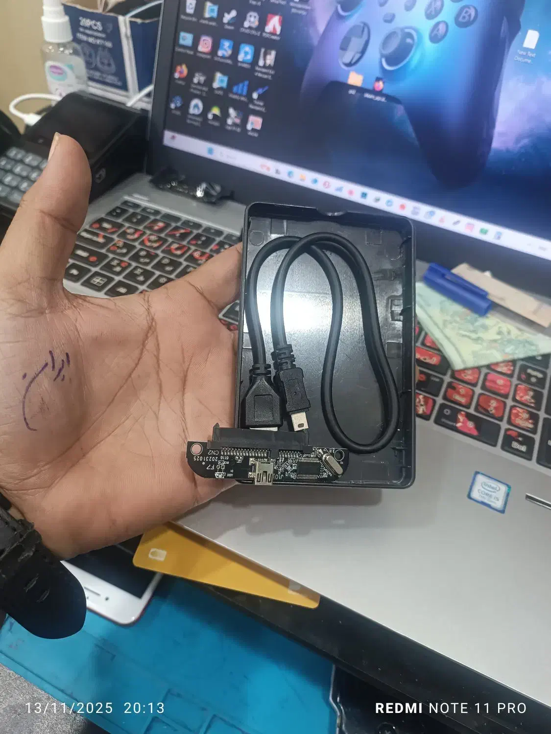 قاب تبدل هارد اینترنال به اکسترنال|قطعات و لوازم جانبی رایانه|دلوار, |دیوار