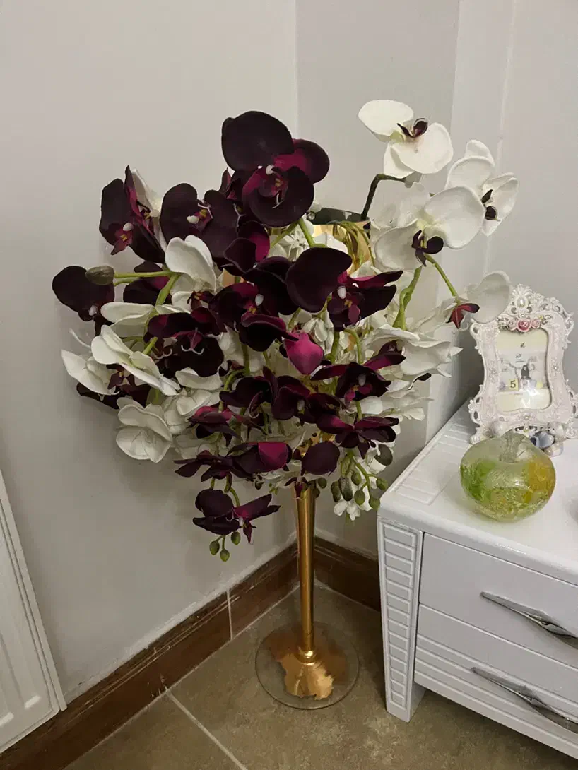 گلدان گل ارکیده|گل مصنوعی|اصفهان, جلالیه|دیوار