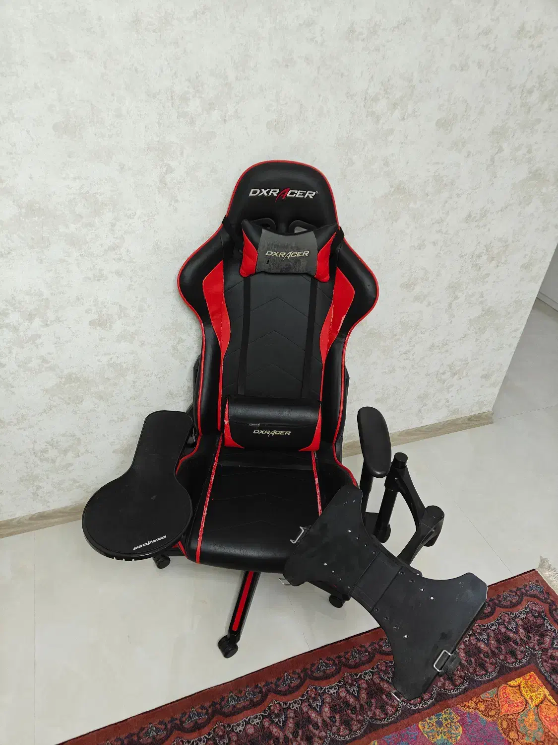 صندلی اصلی Dxracer FL08/NR + ملحقات|صندلی و نیمکت|اهواز, گلستان|دیوار