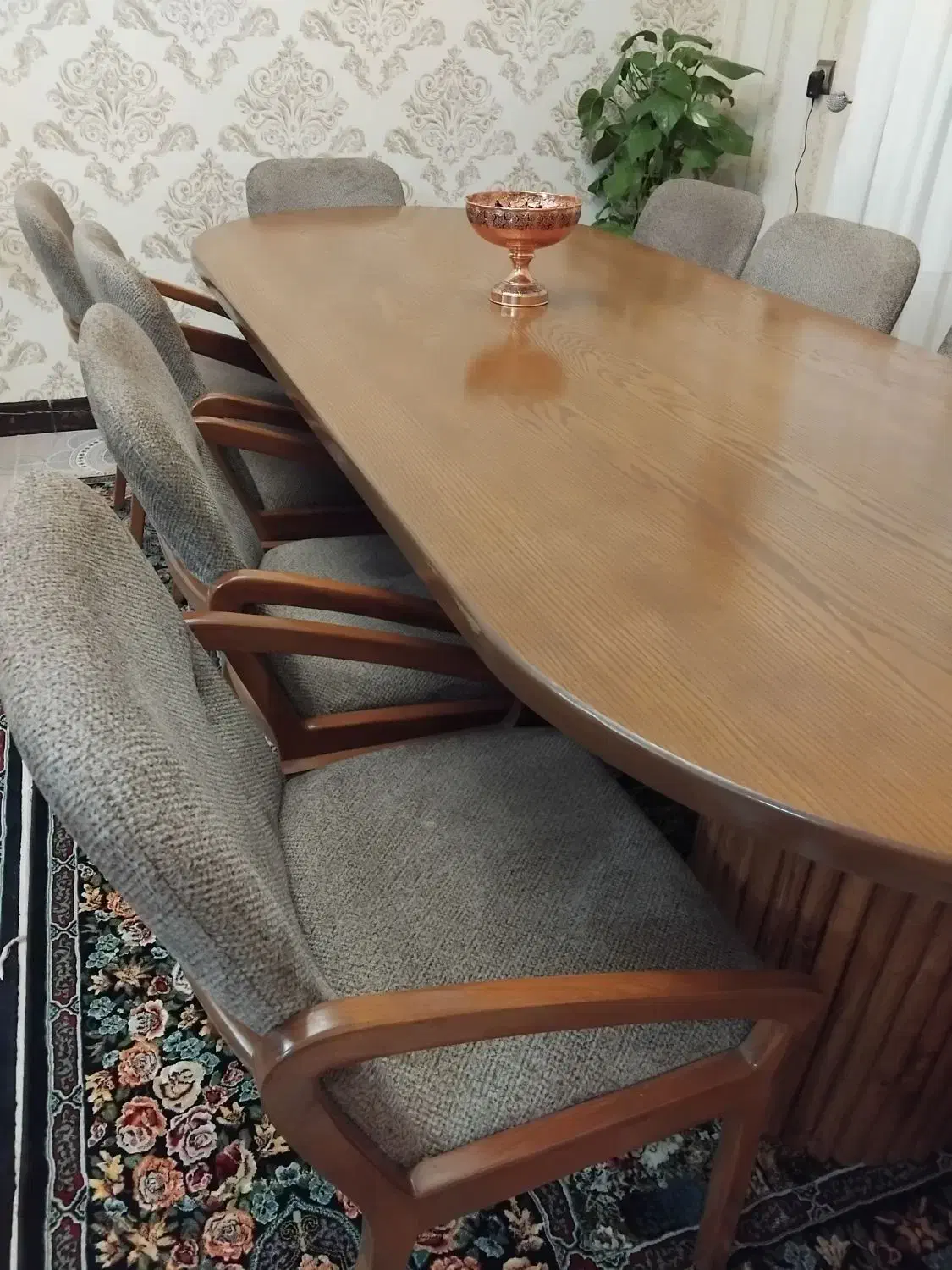 میز غذاخوری|میز و صندلی غذاخوری|منجیل, |دیوار