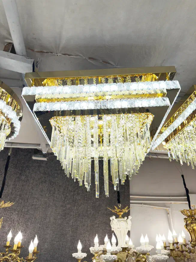 لوستر کلیپسی مربع|لوستر و چراغ آویز|تبریز, |دیوار