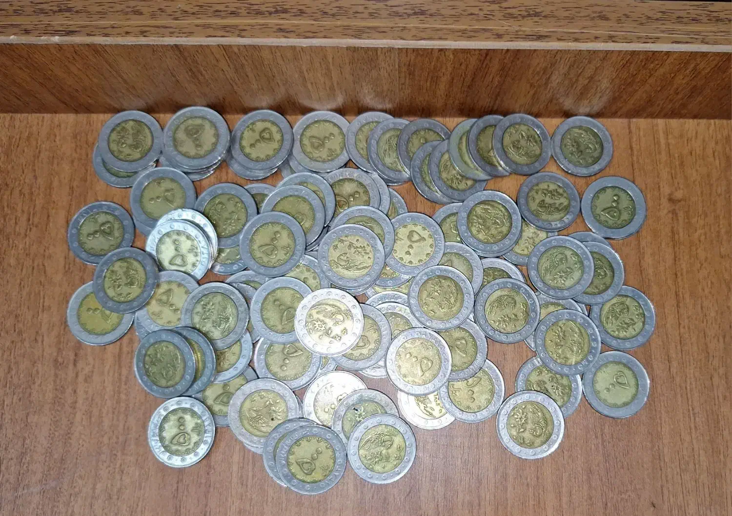 ۱۰۰ عدد سکه ۵۰۰ریالی برنز بایمتال|کلکسیون سکه، تمبر، اسکناس|بروجرد, |دیوار