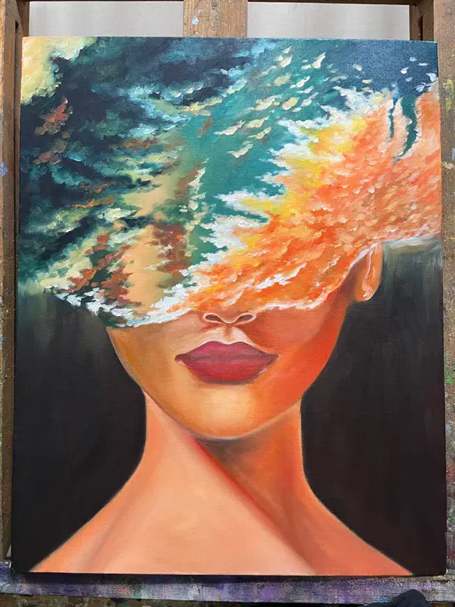 تابلوی رنگ روغن|تابلو، نقاشی، عکس|رشت, معلم|دیوار