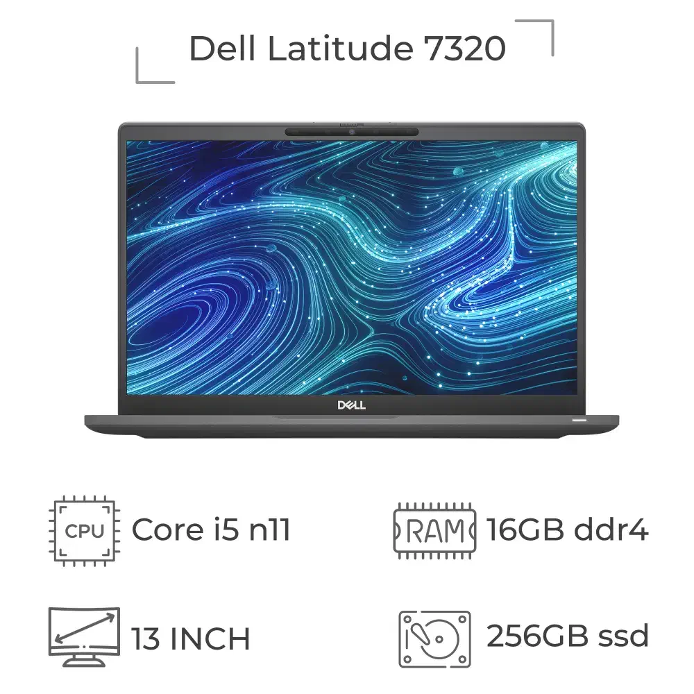 لپ تاپ استوک Dell Latitude 7320 i5 نسل 11 + لمسی|رایانه همراه|ورامین, ورامین|دیوار