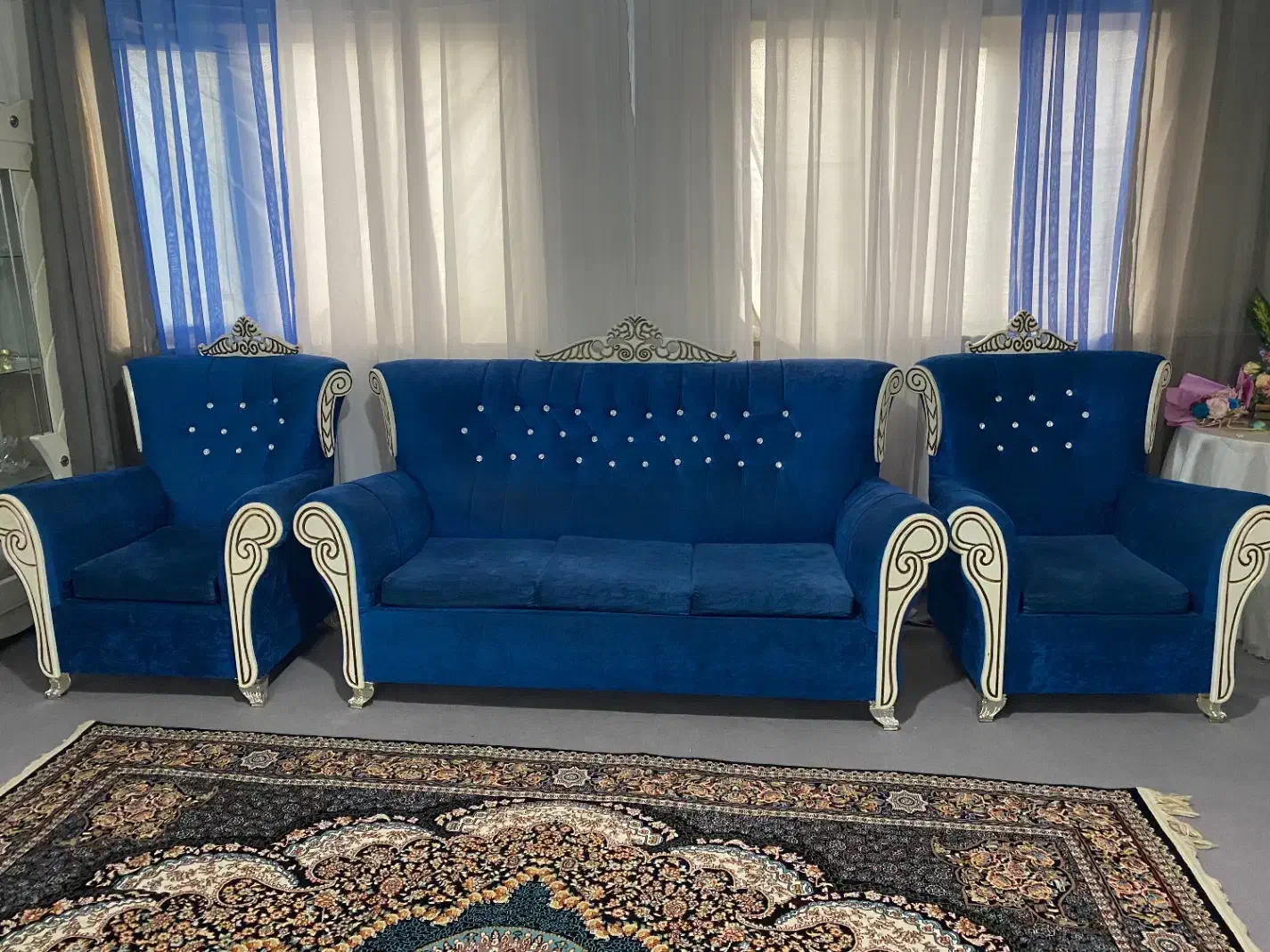 مبل ۷ نفره|مبلمان خانگی و میز عسلی|ابهر, |دیوار