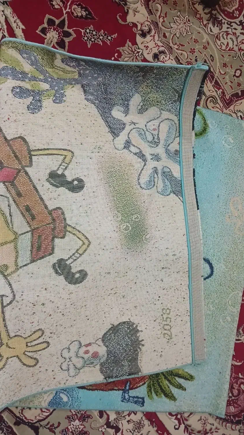 فرش کودک باب اسفنجی|فرش|کرج, حصارک بالا|دیوار