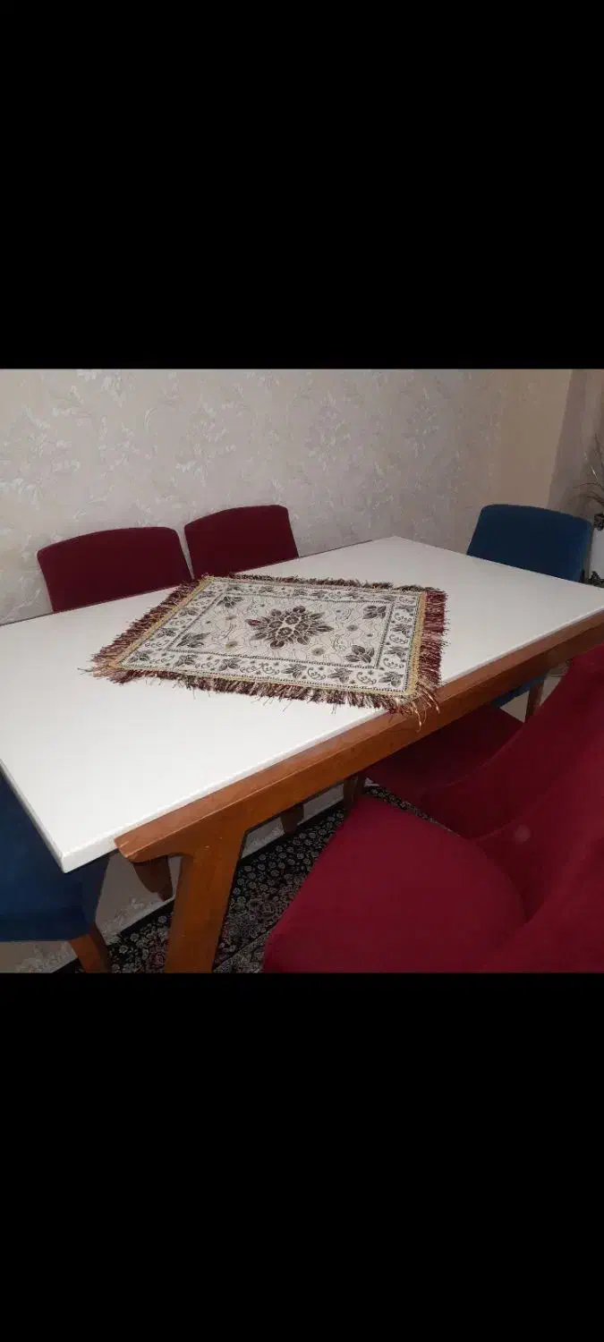 میز نهارخوری ۶نفره|میز و صندلی غذاخوری|رشت, حمیدیان|دیوار
