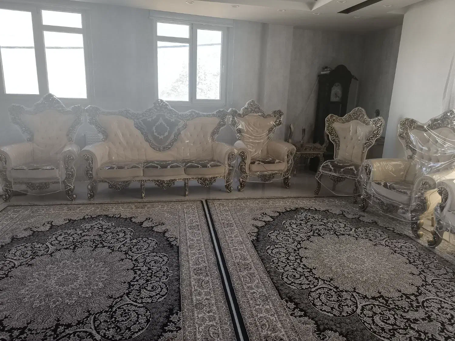 مبل سلطنتی ۹ نفره|مبلمان خانگی و میز عسلی|ایلام, |دیوار