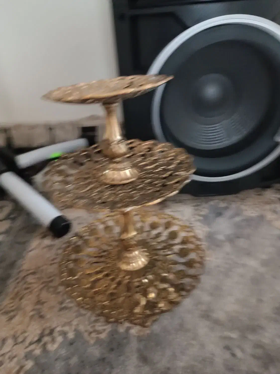 شیرینی خوری برنجی|ظروف سرو و پذیرایی|شهریار, شهرک بهاران (ویره)|دیوار