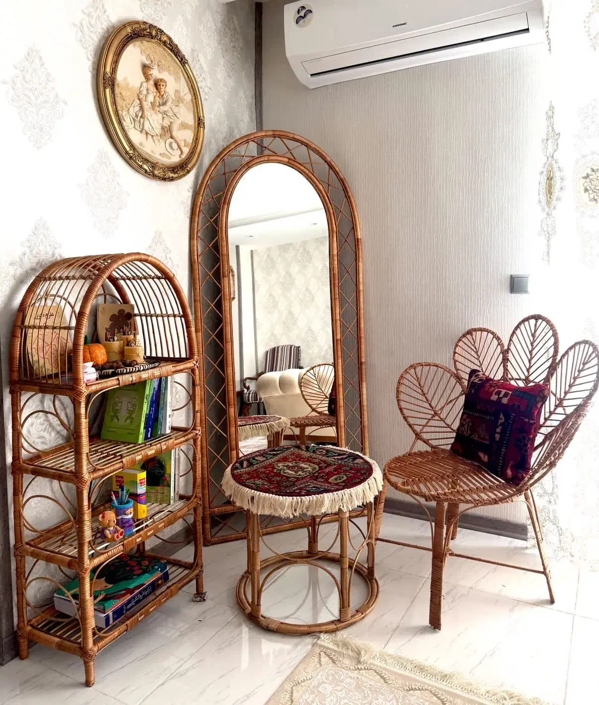 ست حصیری|صنایع دستی و سایر لوازم تزئینی|فولادشهر, فولادشهر|دیوار