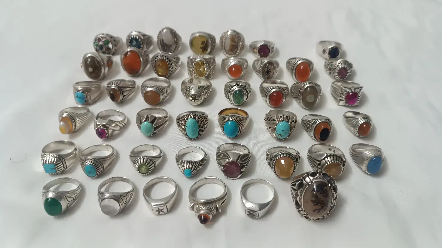 انگشتر نقره مردانه|کلکسیون اشیاء عتیقه|تهران, بوستان ولایت|دیوار