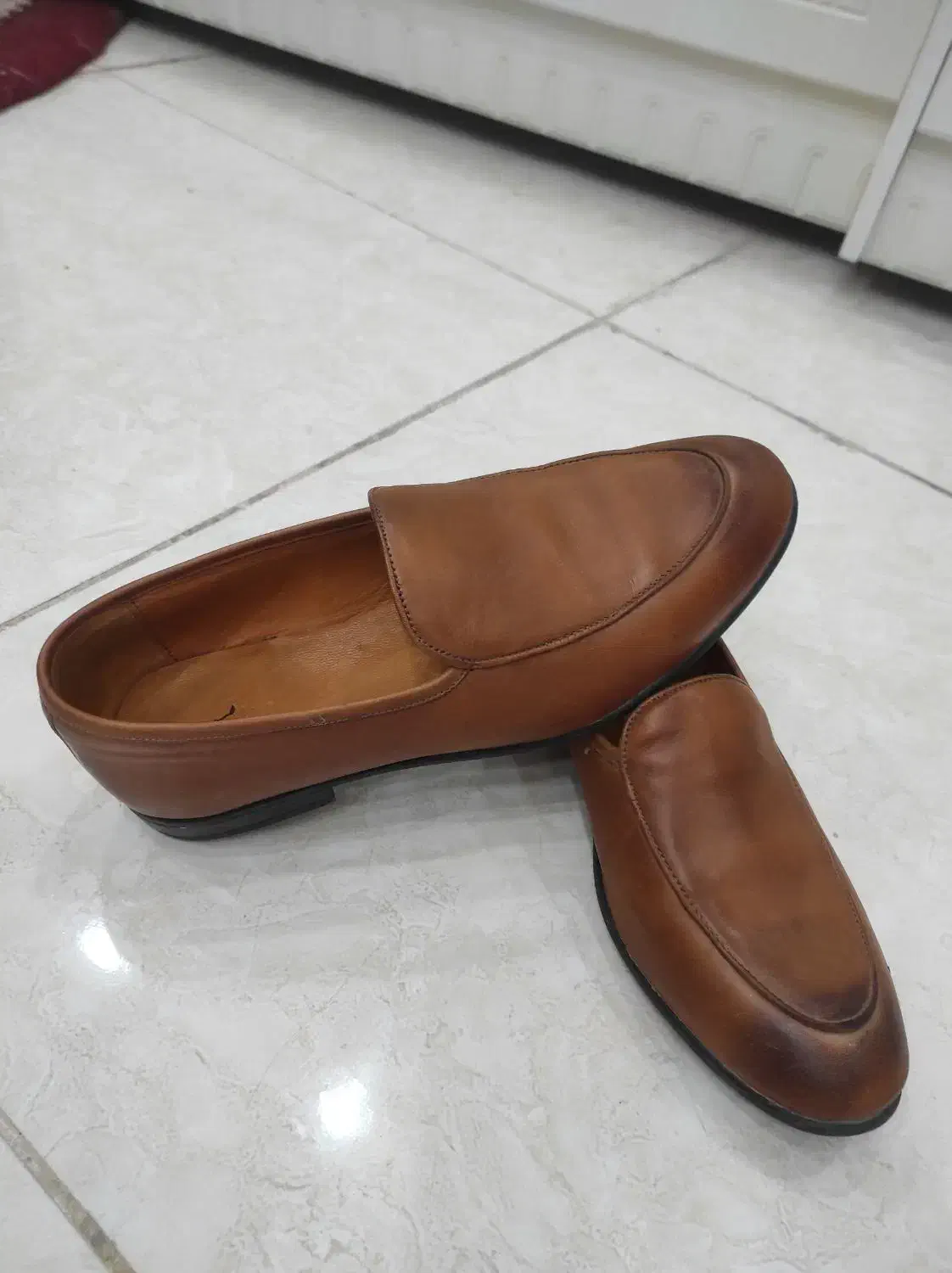 کفش چرم شیک مختص افراد مشکل پسند|کیف، کفش، کمربند|یاسوج, |دیوار