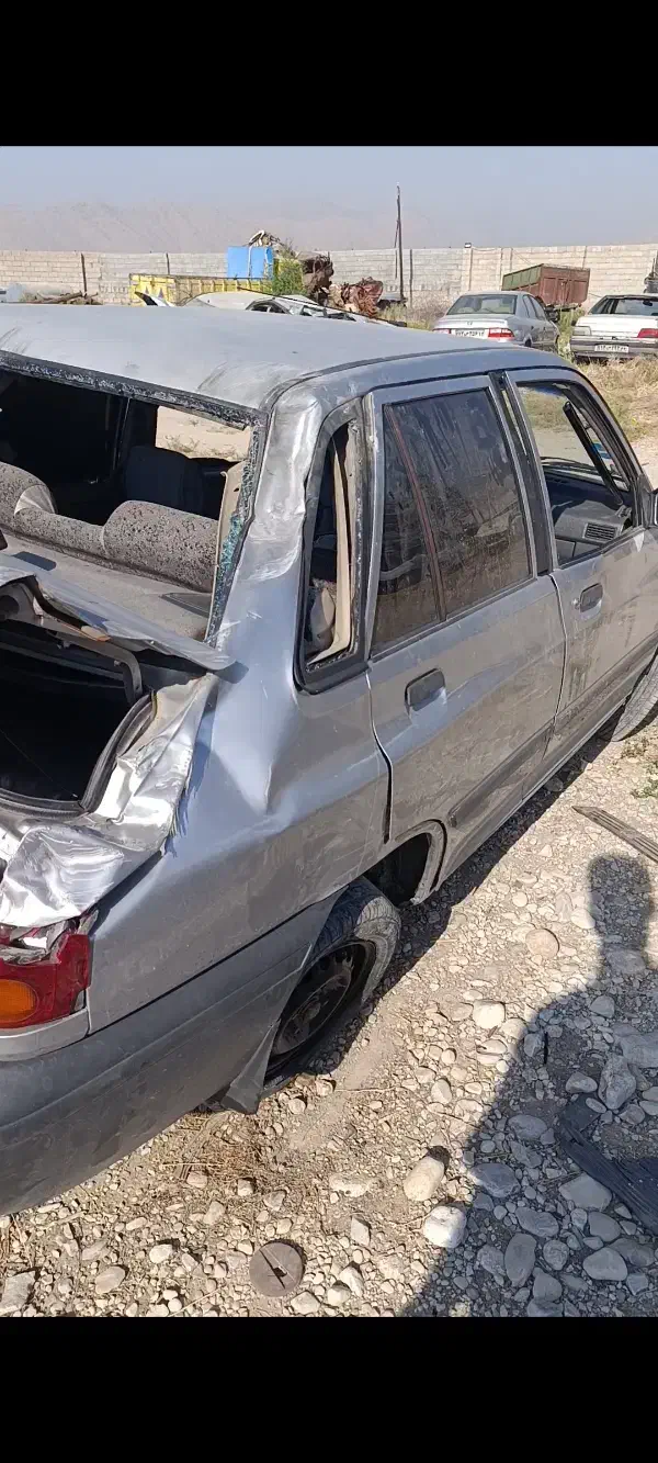 ماشین تصادفی پراید|خودرو سواری و وانت|نورآباد ممسنی, |دیوار