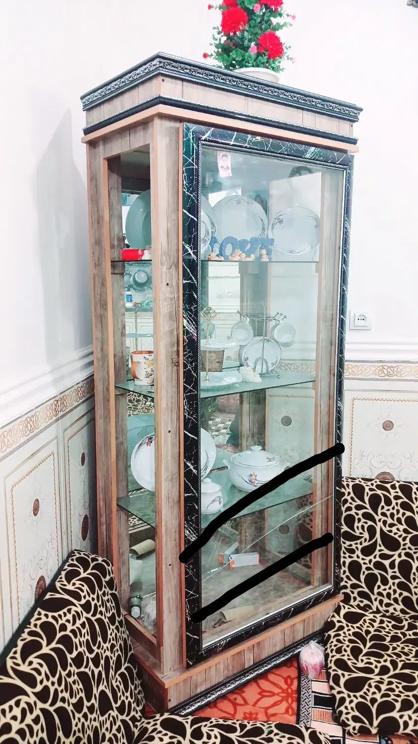 بوفه درحمیدیه|بوفه، ویترین، کنسول|حمیدیه, |دیوار