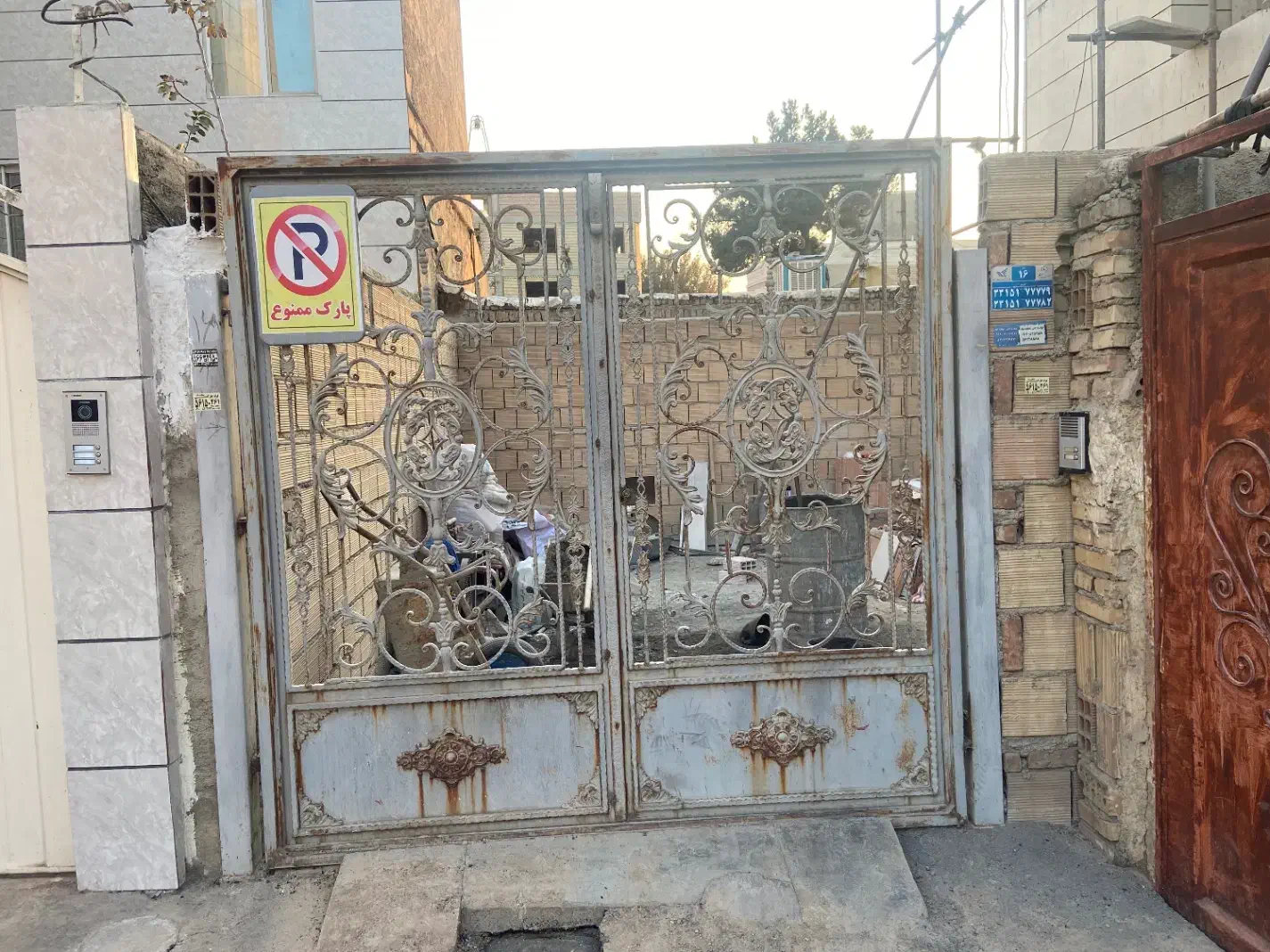 درب حیاط|مصالح و تجهیزات ساختمان|اسلامشهر, چیچکلو|دیوار