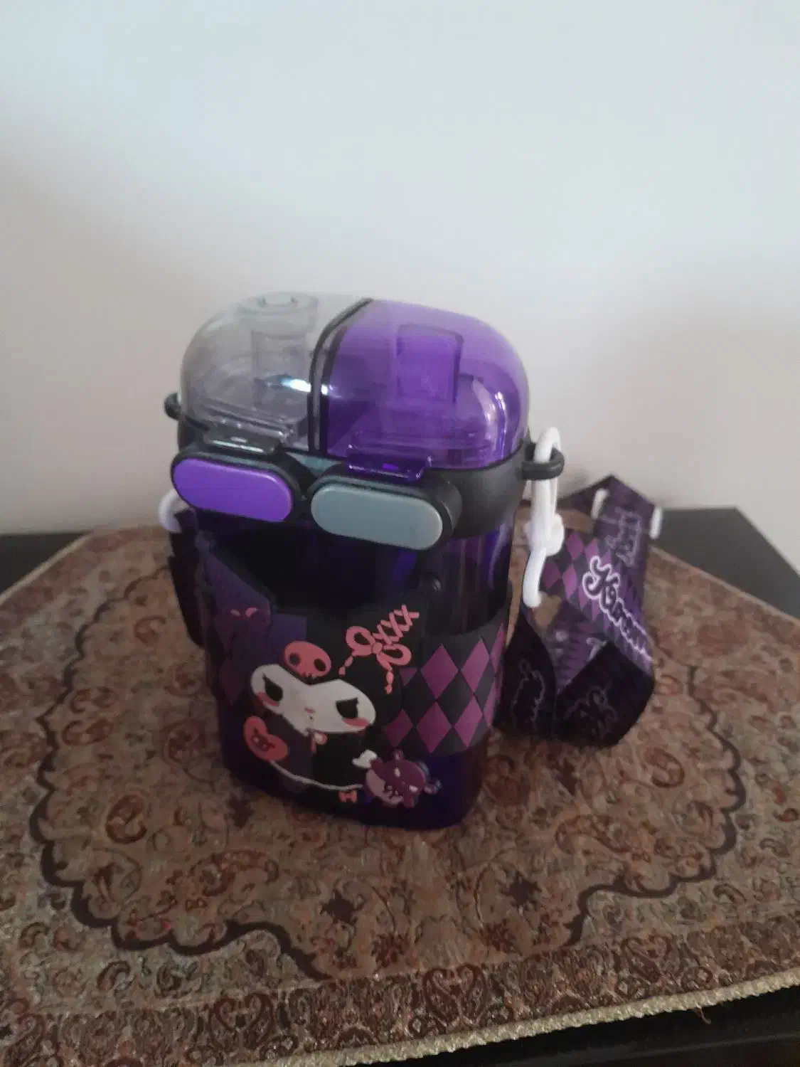 قمقمه دو مخزنه طرح کرومی|ظروف نگهدارنده، پلاستیکی، یکبارمصرف|شفت, |دیوار