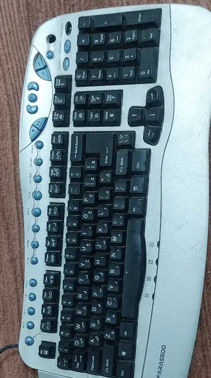 کی برد سالم|قطعات و لوازم جانبی رایانه|خرم‌آباد, |دیوار