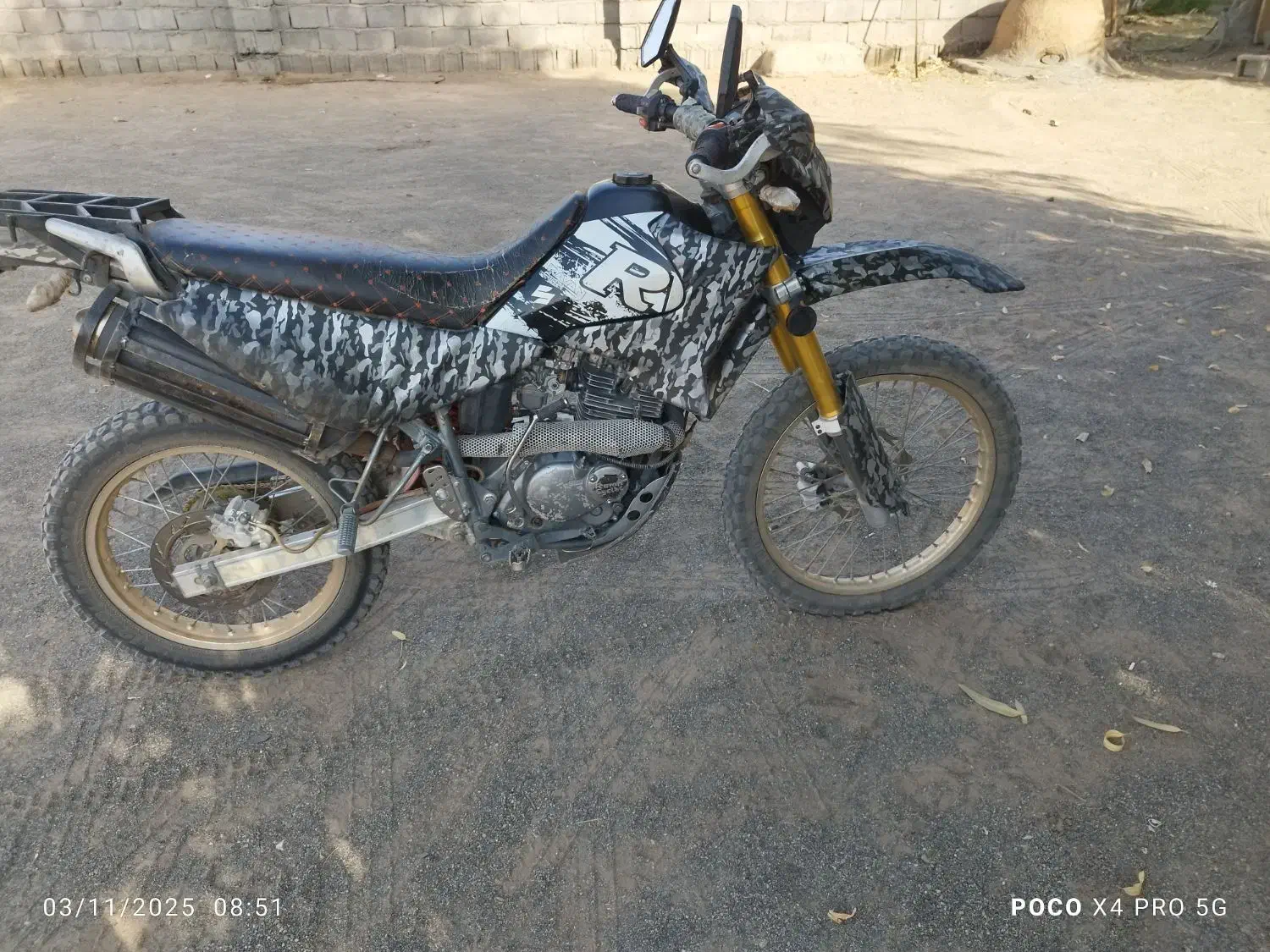 موتور تریل روان 200|موتورسیکلت|بم, |دیوار